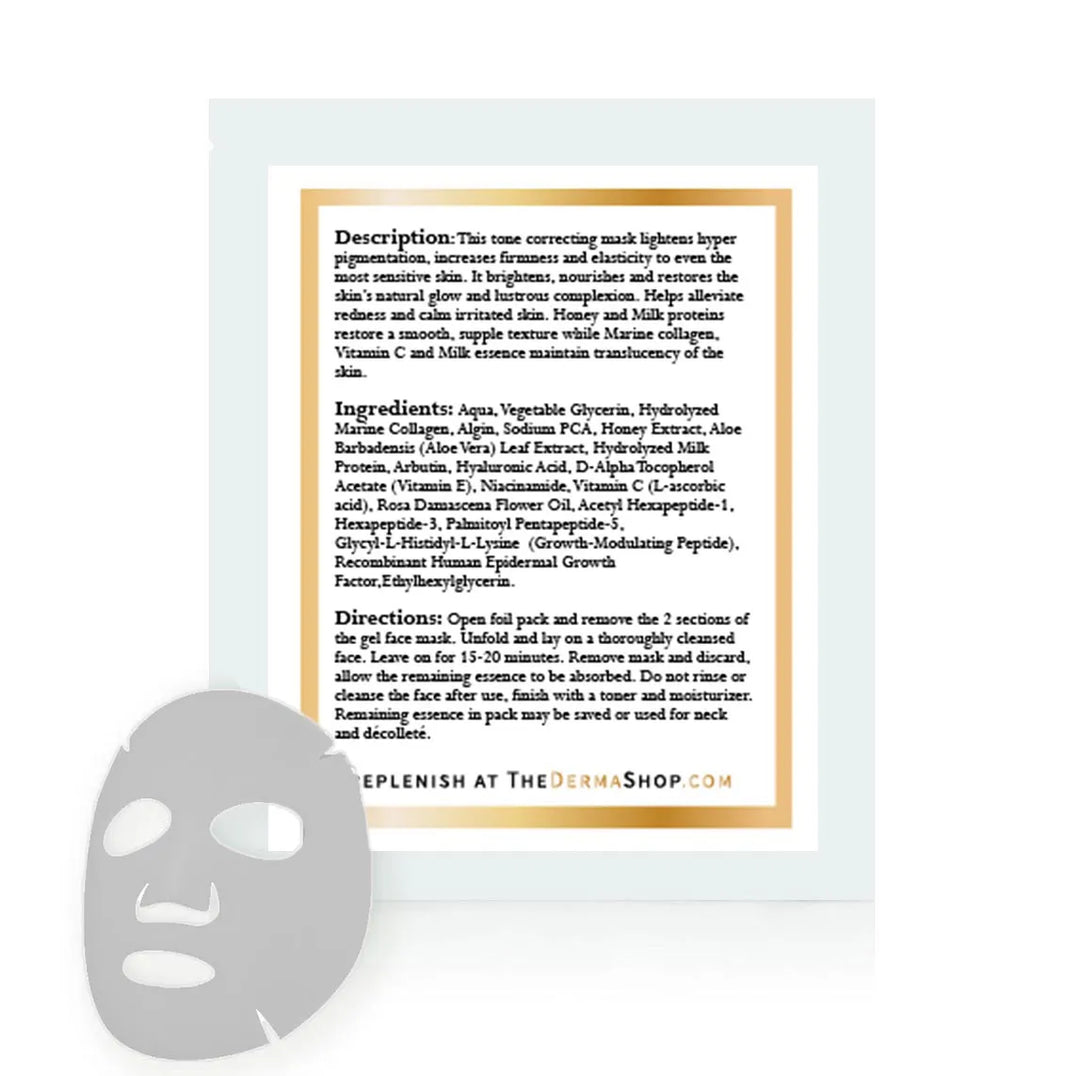 TheDermaShop Milk & Honey Collagen Mask Description