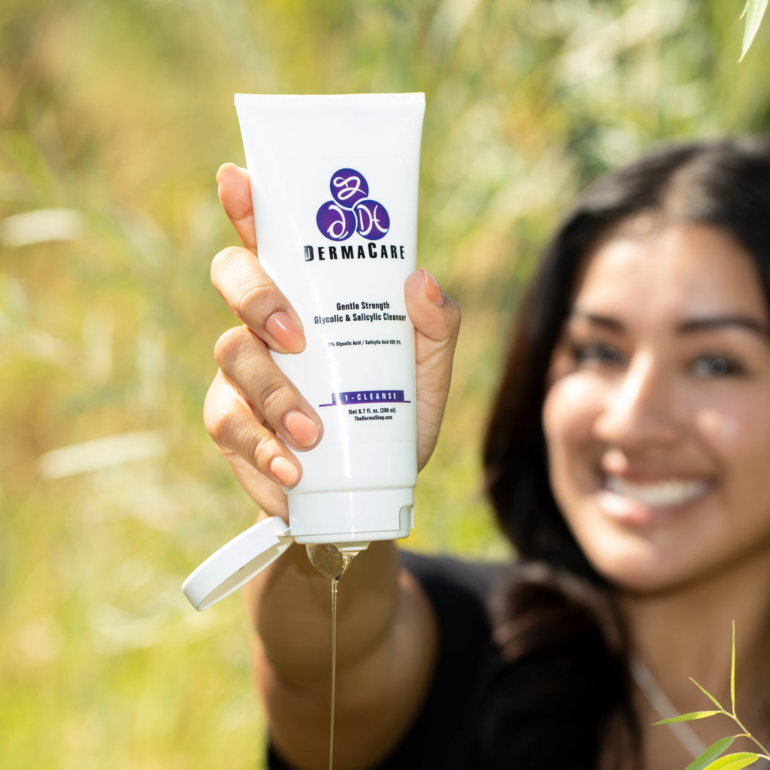 DermaCare Gentle Strength Glycolic and Salicylic Gel Cleanser