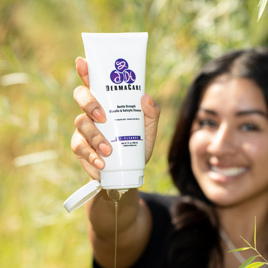 DermaCare Gentle Strength Glycolic and Salicylic Gel Cleanser