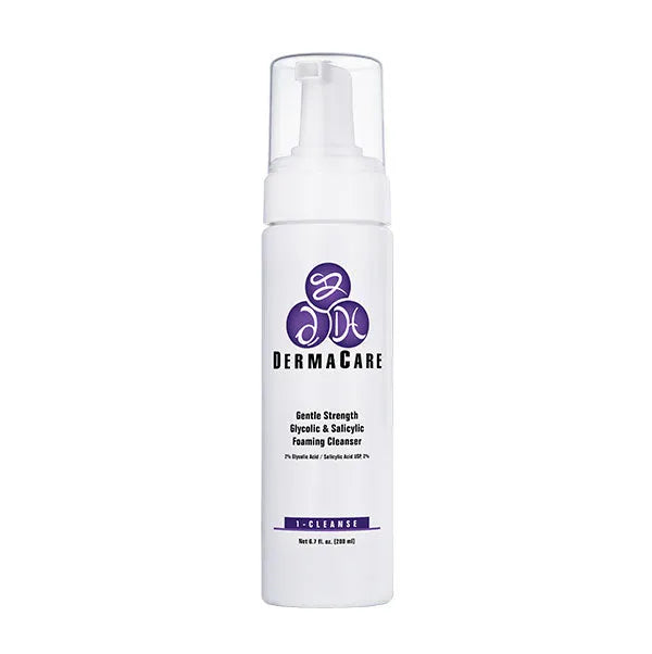 DermaCare Gentle Strength Glycolic & Salicyclic Foaming Cleanser