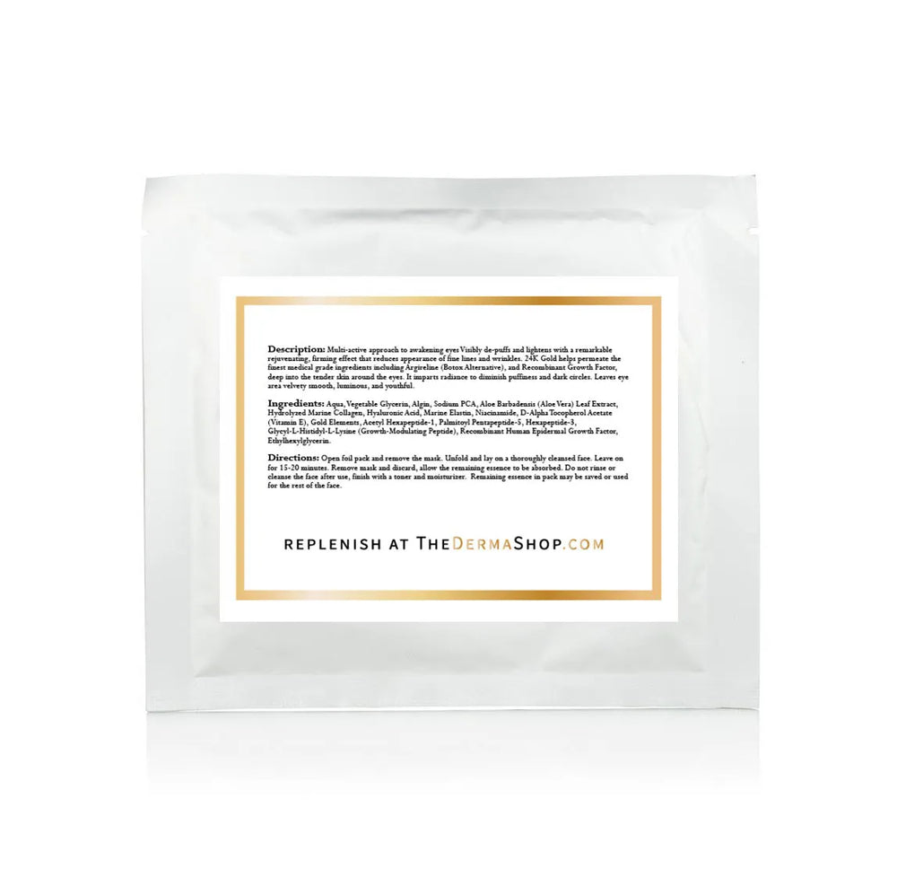 TheDermaShop 24k Gold Luminous Eye Mask Description