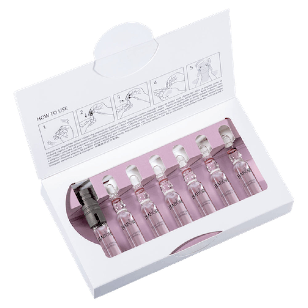 Open Box Of BABOR AMPOULES Collagen Firming