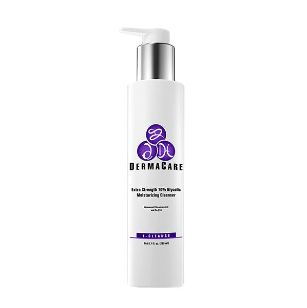 DermaCare Extra Strength 10% Glycolic Moisturizing Cleanser